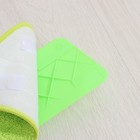 Швабра для мытья пола плоская Доляна, насадка на липучке из микрофибры 40×14 см, 40 гр, телескопическая ручка 80(120) см - Фото 6