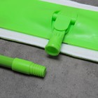 Швабра для мытья пола плоская Доляна, насадка на липучке из микрофибры 40×14 см, 40 гр, телескопическая ручка 80(120) см - Фото 7