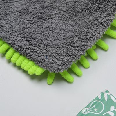 Варежка для деликатной уборки Raccoon, 22×15 см, 47 г, микрофибра букли двухсторонняя