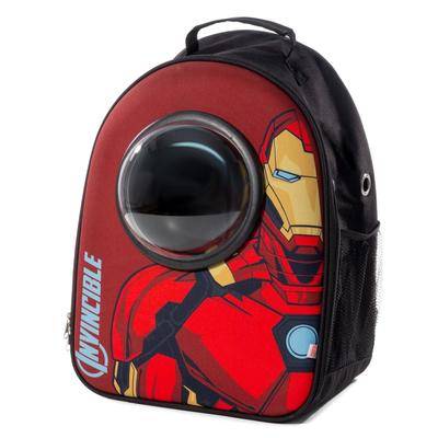Рюкзак для переноски животных с иллюминатором Triol Marvel «Железный человек», 45×32×23 см