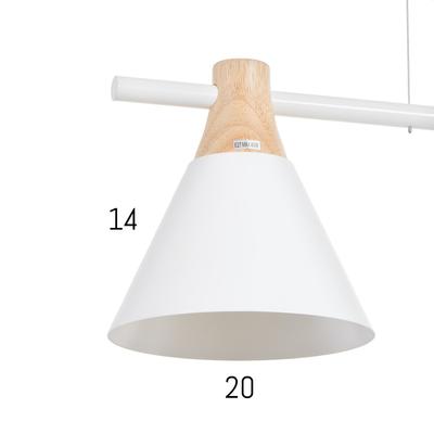 Люстра 1066/3WT E27 60 Вт белый 90×20×90 см BayerLux