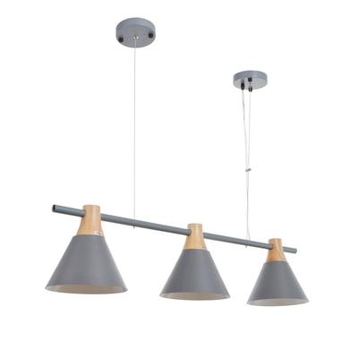 Люстра 1066/3GR E27 60 Вт серый 90×20×90 см BayerLux