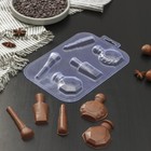 Форма для шоколада и конфет пластиковая «Красота», цвет прозрачный - фото 1016726