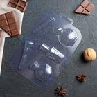 Форма для шоколада и конфет пластиковая «Красота», цвет прозрачный - фото 4595047