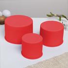 Силиконовая форма «ХВ» для кулича на Пасху, 3 шт. - Фото 7