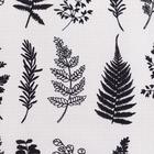 Полотенце кухонное «Доляна. Листья», серое, 35×60 см - Фото 3