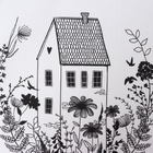 Полотенце кухонное «Доляна. Дом там, где сердце», белое, 35×60 см - Фото 5