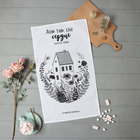 Полотенце кухонное «Доляна. Дом там, где сердце», белое, 35×60 см - Фото 6