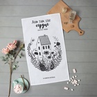 Полотенце кухонное «Доляна. Дом там, где сердце», белое, 35×60 см - Фото 8