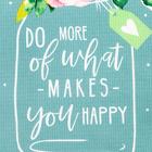 Полотенце кухонное Доляна You happy 35×60 см, 100% хлопок, 160 г/м² - фото 68052213