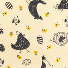 Полотенце "Доляна" Сhicken farm 35х60см 100% хлопок,164 г/м2 - фото 25348821