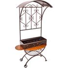 Мангал «ЭЛЕГАНТ», 96×49×180 см, с крышей - Фото 1