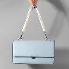 Ручка для сумки, жемчужные бусы, d = 12/14/16 мм, 39 см, цвет белый/серебряный - Фото 5