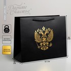 Пакет подарочный «Герб России», 32 × 26 × 12 см   5288986 - фото 10623980