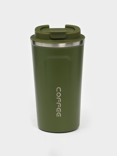 Термокружка, 500 мл, сохраняет тепло 10 ч, зеленый