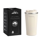 Термокружка «Мастер К», 500 мл, с надписью «Coffee», сохраняет тепло 10 ч., нержавеющая сталь, белая - Фото 5