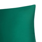 Наволочка Этель 50*70 см, цв.изумрудный, 100% хлопок, мако-сатин, 125 г/м² - фото 805810133