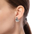 Серьги набор 2 пары "Нежность" сердечки, цвет серебро, d=2,2 - фото 806006766