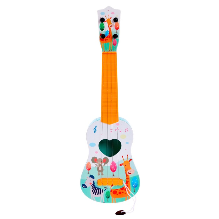 Зоопарк на гитаре. Junfa Toys гитара 2026. Игрушка гитара 68642. Игрушечная гитара бирюзовый. Игрушка гитара оранжевый.