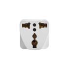 Переходник универсальный 16 А, с заземлением, 220 В, белый - Фото 3