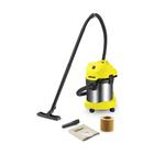 Пылесос Karcher WD 3 PREMIUM, 1000/200 Вт, 17 л, шнур 4 м, чёрно-жёлтый - Фото 1