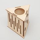 Домик для грызунов «Сыр», 12.5×11.5×11 см, дерево - Фото 5