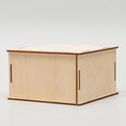 Домик для грызунов, 13×13×8 см, дерево - Фото 3