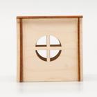 Домик для грызунов малый, 12.5×7.5×7.5 см, дерево - Фото 2