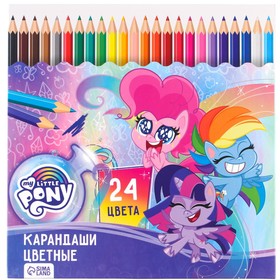 Цветные карандаши, 24 цвета, My Little Pony 5276458