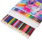 Карандаши 24 цвета, заточенные, шестигранные, картонная упаковка, европодвес, "Пинки Пай", My Little Pony - фото 6388825