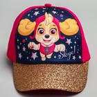 Кепка детская для девочки, размер 52-54, Щенячий патруль - Фото 3