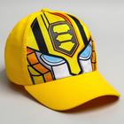 Кепка детская для мальчика, размер 52-54, жёлтая, Трансформеры - Фото 3