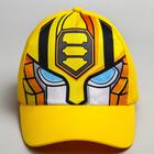 Кепка детская для мальчика, размер 52-54, жёлтая, Трансформеры - Фото 4