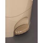 Ведро для мусора, 18 л, с педалью, цвет латте-капучино - Фото 5