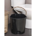 Ведро для мусора, 18 л, с педалью, цвет латте-капучино - Фото 3