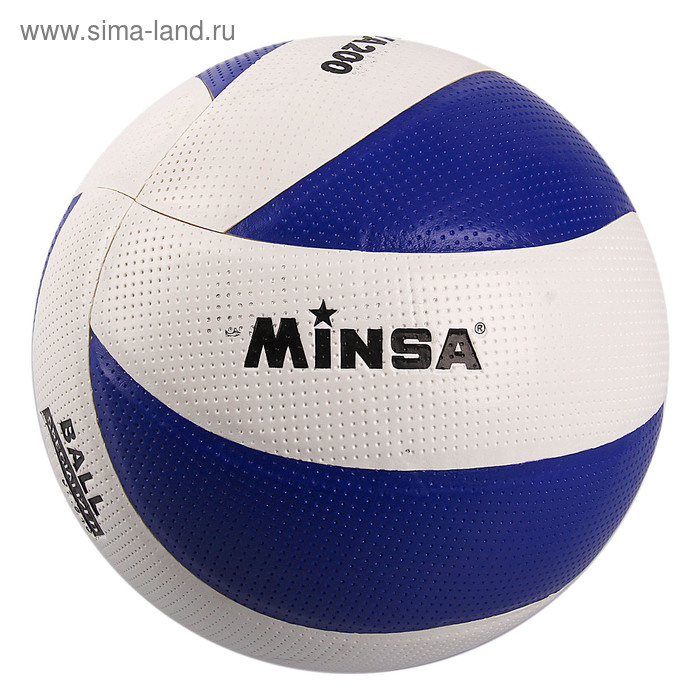 Мяч волейбольный Minsa, 8 панелей, ТPU, машинная сшивка, размер 5 - Фото 1