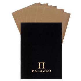 Блокнот для эскизов 18 x 24 см, 50 листов "Палаццо", блок крафт-бумага 50 г/м2