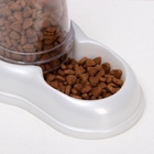 Автопоилка/автокормушка 0.6 л, белая перламутр - Фото 3