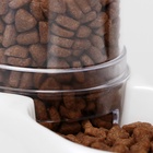 Автопоилка/автокормушка 0.6 л, белая перламутр - Фото 4