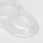 Автопоилка/автокормушка 0.6 л, белая перламутр - Фото 7