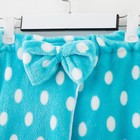 Набор для бани и ванной Этель "Горох"полотенце-парео 75*120 см+повязка, цв.голубой - фото 9570621