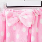 Набор для бани и ванной Этель "Горох" полотенце-парео 75*120 см+повязка, цв.розовый - Фото 8