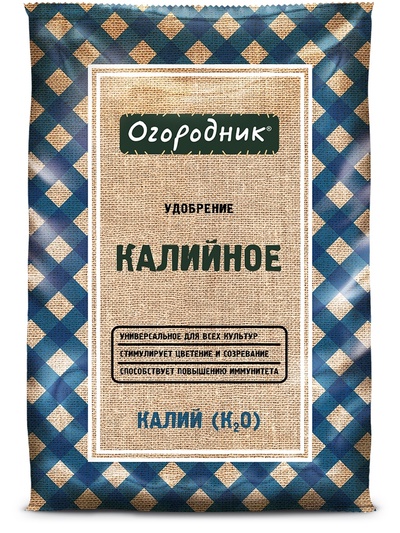 Удобрение сухое "Калийное" минеральное гранулированное, Огородник, 0,7 кг