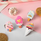 Набор детских колец «Бабочка» сладости, форма МИКС, цветные - фото 7083509