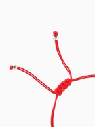 Браслет-оберег «Красная нить» Your daily life сердечко, белый в серебре, 7 см - Фото 3