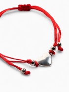 Браслет-оберег «Красная нить» Your daily life сердце, цвет серебро, 7 см - Фото 2