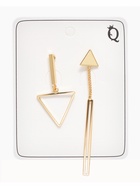 Серьги висячие «Геометрия» треугольники, цвет золото, 7 см - Фото 8