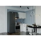 Кухня Жемчуг Угловая 1000х1000 Белый/Мрамор Марквина белый/ Жемчуг - Фото 1