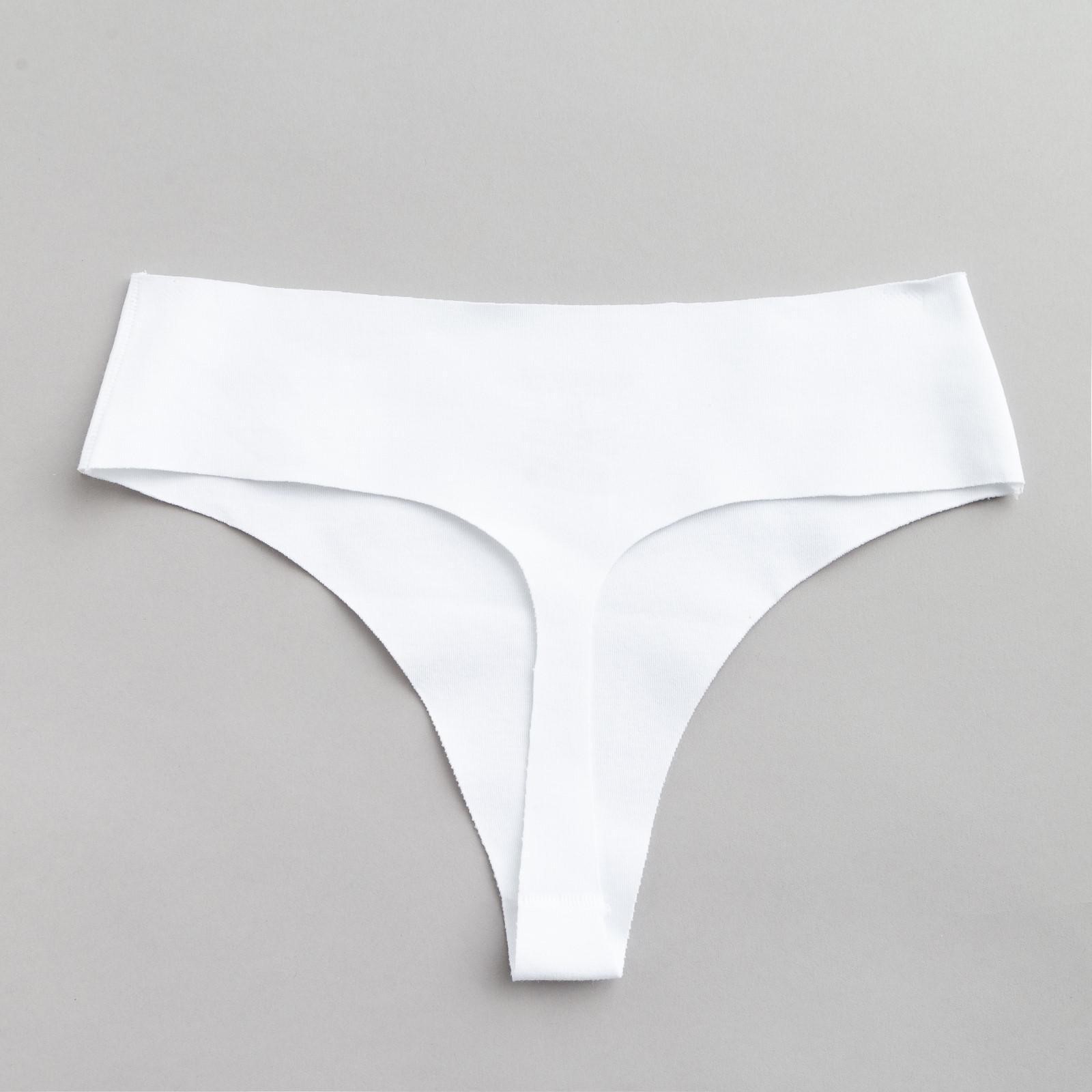 Ее белые стринги. Ее белые стринги. 7983-378 топ цвет;белый, р-р:m, артикул: 2424000951908_2, кол. Ее белые стринги. T стринги с кружевами.