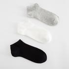 Набор женских носков укороченных (3 пары) MINAKU размер 36-39 (23-25 см) - фото 320303509